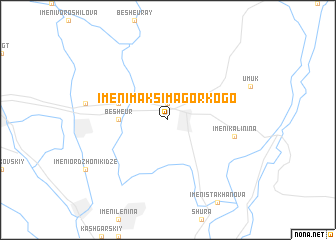 map of Imeni Maksima Gorʼkogo