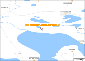 map of Imeni Maksima Gor\