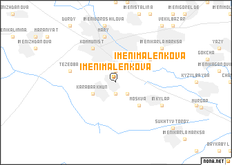 map of Imeni Malenkova