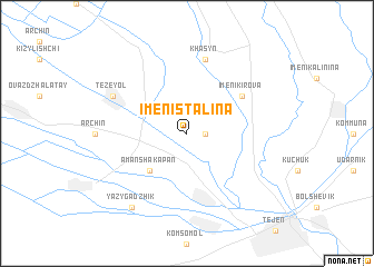 map of Imeni Stalina