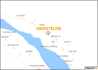 map of Imeni Stalina