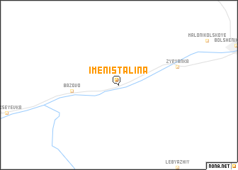 map of Imeni Stalina