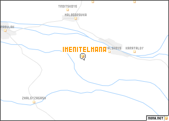 map of Imeni Telʼmana