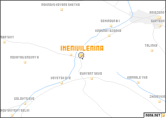 map of Imeni V.I. Lenina