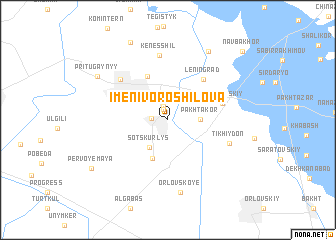 map of Imeni Voroshilova