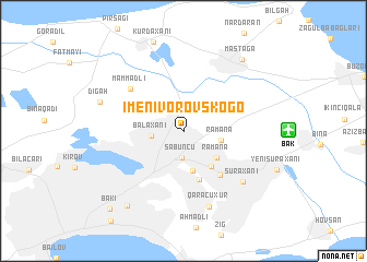 map of ((Imeni Vorovskogo))