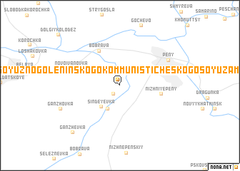 map of Imeni Vsesoyuznogo Leninskogo Kommunisticheskogo Soyuza Molodëzhi