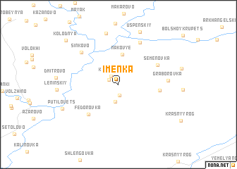 map of Imenka