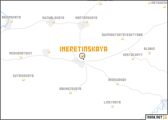 map of Imeretinskaya