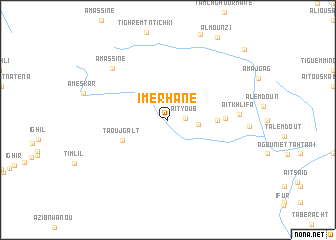 map of Imerhane