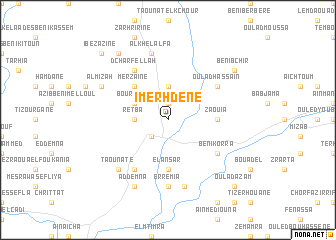 map of Imerhdene