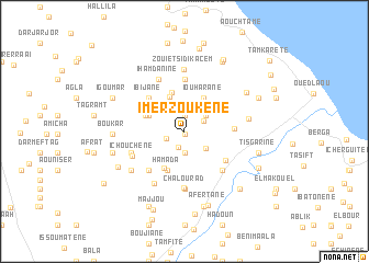map of Imerzoukene