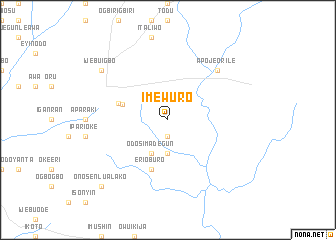 map of Imewuro