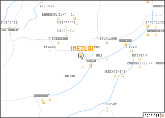 map of Imezlaï