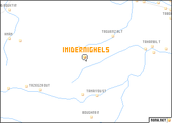 map of Imider nʼIghels