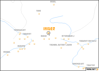 map of Imider