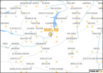 map of Imielno