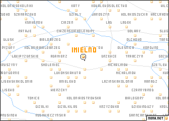 map of Imielno