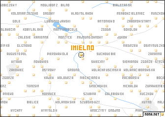 map of Imielno