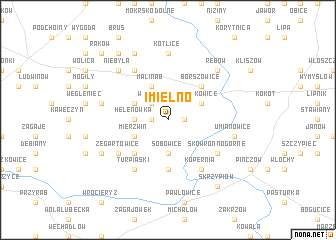 map of Imielno