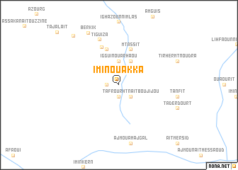 map of Imi nʼOu Akka