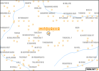 map of Imi nʼOuakka