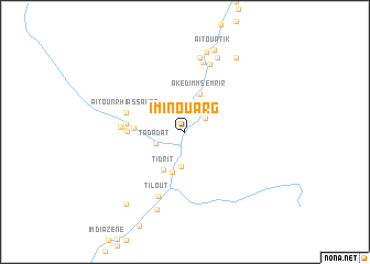 map of Imi nʼOuarg