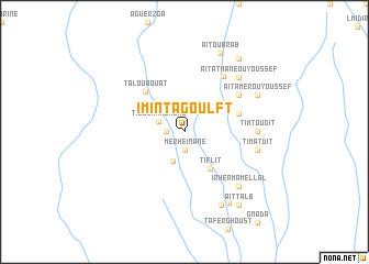 map of Imi nʼTagoulft