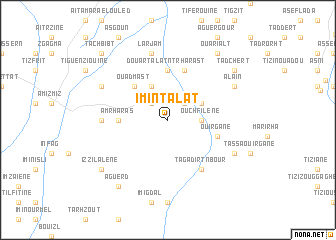 map of Imi nʼTalat