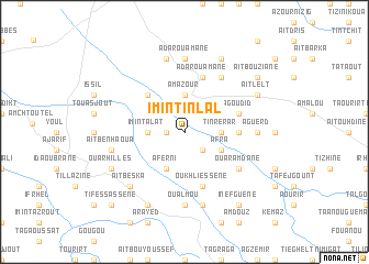 map of Imi nʼ Tinlal