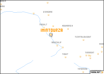 map of Imi nʼTourza