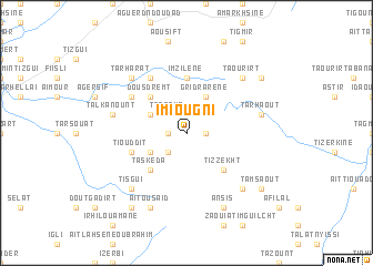 map of Imi Ougni