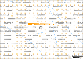 map of Imiyangoda Ihala