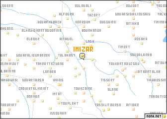 map of Imizar