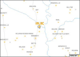 map of Imlac