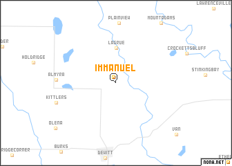 map of Immanuel