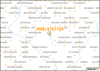 map of Immelstetten