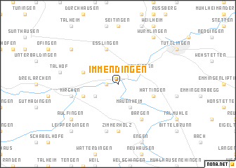 map of Immendingen