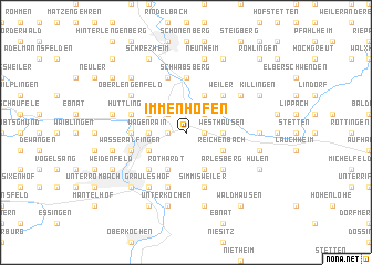 map of Immenhofen