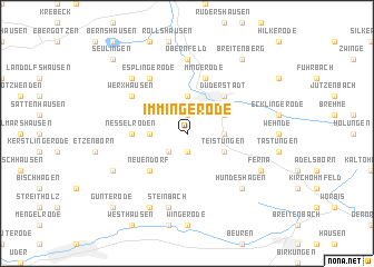 map of Immingerode