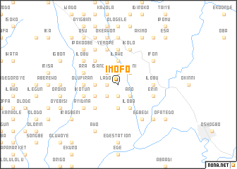 map of Imofo