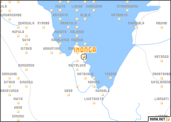 map of Imonga