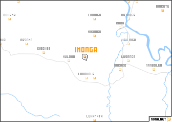 map of Imonga