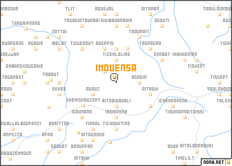 map of Imouensa