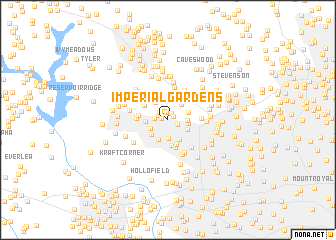 map of Imperial Gardens