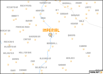 map of Imperial