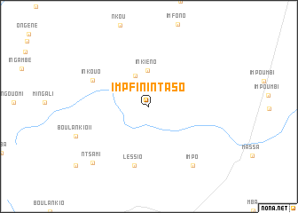 map of Impfini Ntaso