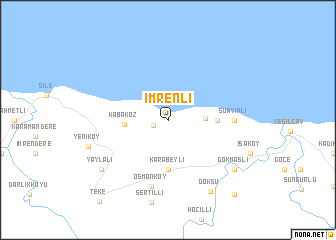 map of İmrenli