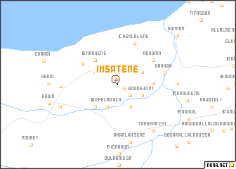 map of Imsâtene