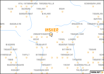 map of Imsker